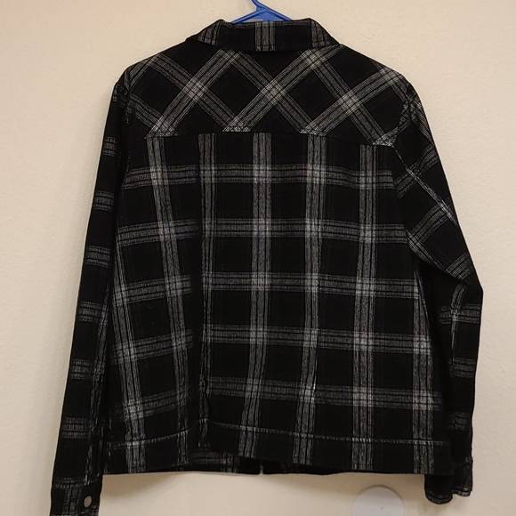 Christopher and Banks Plaid Corduroy Jacket - Picture 6 of 6